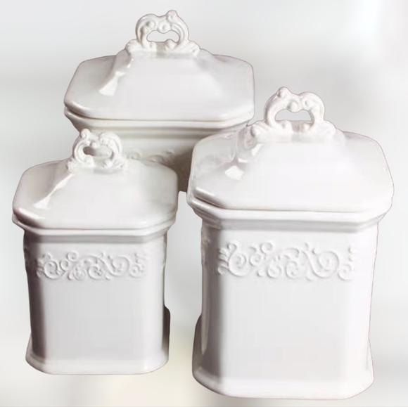 jcpenney Kitchen Ceramic Canister Set Poshmark